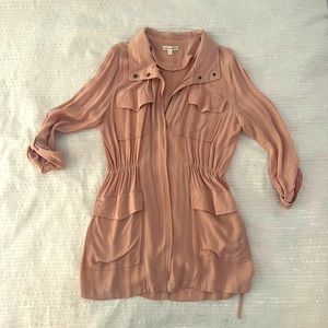 Stevie Hender - Light weight pink jacket: Size Small